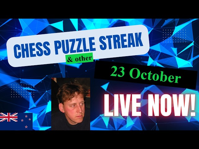 Part VI (6) Return of the Revenge Chess Puzzle Streak @ Dave NZ. on Lichess.org