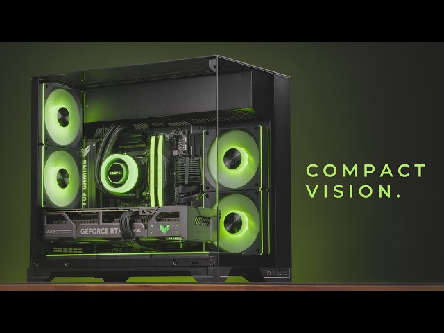 Compact mATX Fishtank 4K Gaming PC Build | Lian Li O11 Vision M