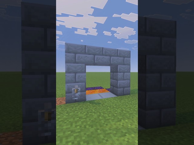 Minecraft Automatic Door 🚪#shorts