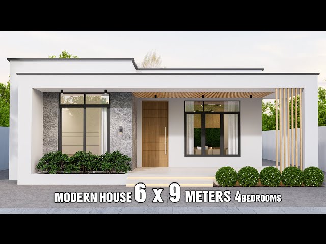 Simple House Design idea |  8.5m x 15m with 4Bedrooms (Simple Life)