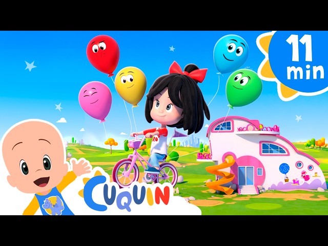 Five Little Balloons | Five Baby Sharks and More Nursery Rhymes for Kids from Cleo & Cuquin