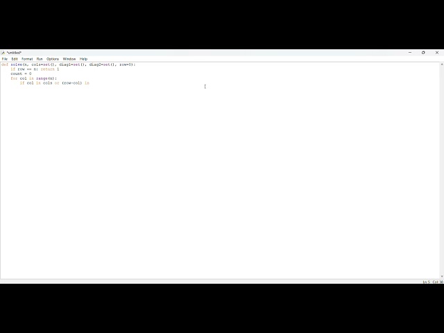 N-Queens Puzzle in Python (Just 8 Lines of Backtracking!)