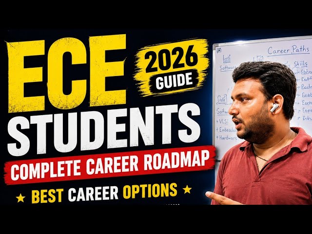 ECE Students ke Liye Best Career Roadmap 2026 | Software, VLSI, Embedded & Hardware