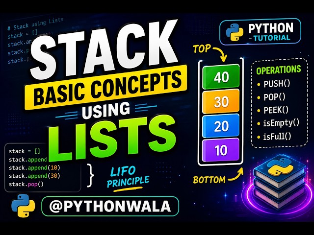Python Stack Operations: Everything You Need to Know