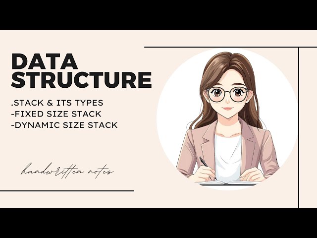 What is stack in data structure and its types.