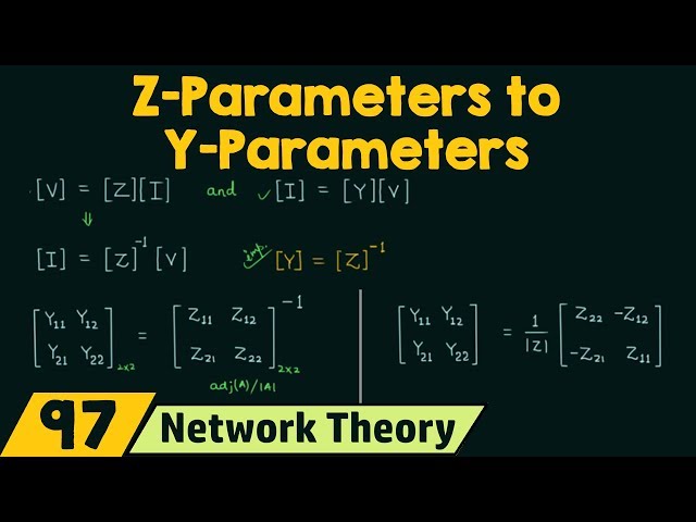 Z−Parameters to Y−Parameters Conversion