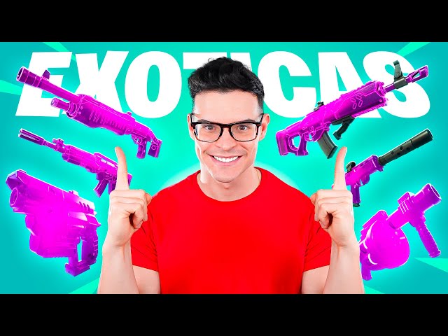 Consigo Todas las Armas Exóticas Eliminadas de Fortnite! ❌