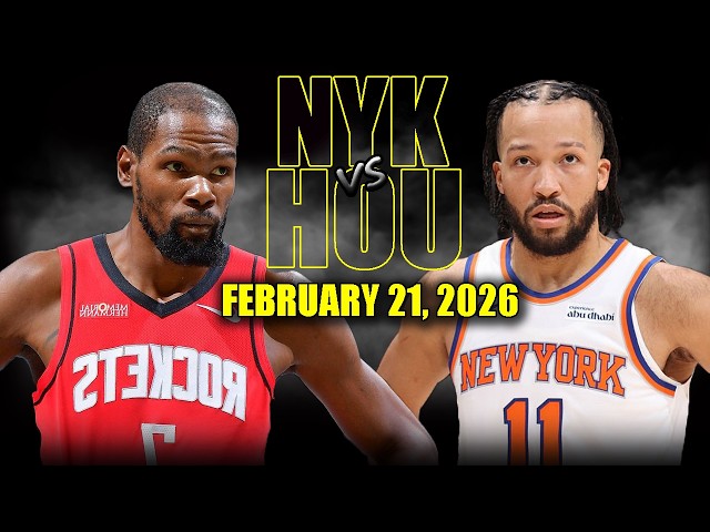 New York Knicks vs Houston Rockets Full Game Highlights – February 21, 2026 | NBA Season