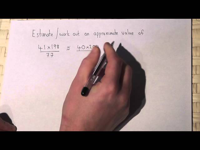 Approximation and Estimation