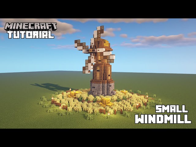 Small Windmill Tutorial || Minecraft