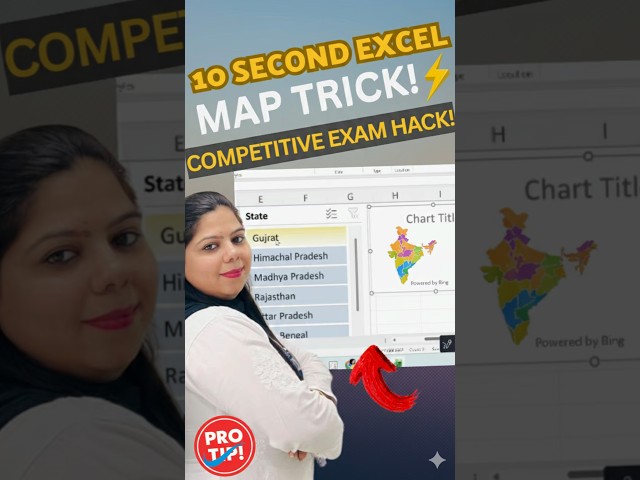 🚀 Stop Wasting Time: Create Automatic Maps in Excel! 🌍
