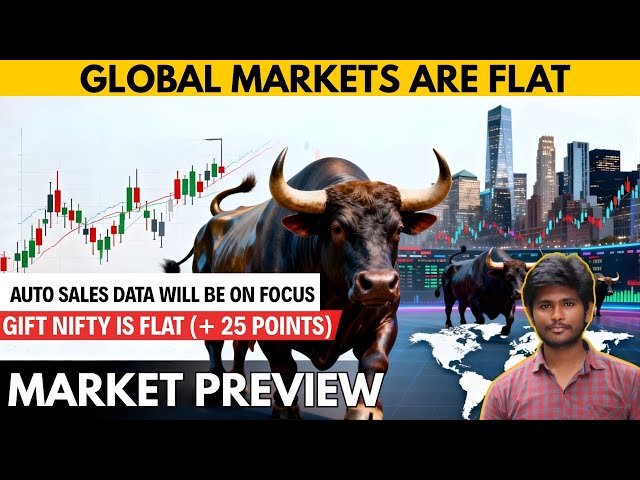 AUTO SALES DATA CAN DRIVE THE NIFTY TODAY & MARKET PREVIEW | Buvanesh the Trader