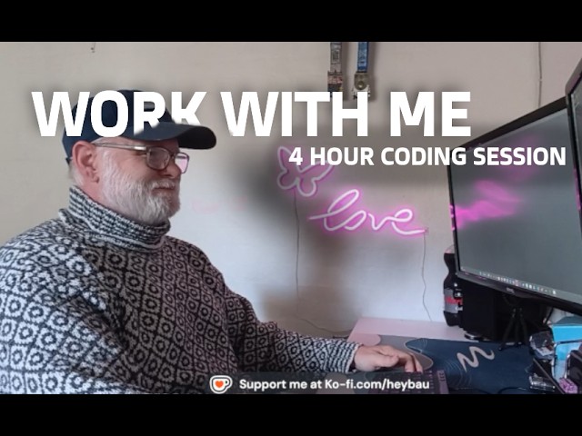 4 HOUR CODE WITH ME | Deep Focus + Chillhop Music | Building a Real Software Project