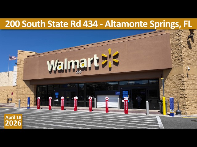 Walmart in Altamonte Springs Florida at 200 South State Rd 434 - Store 1374