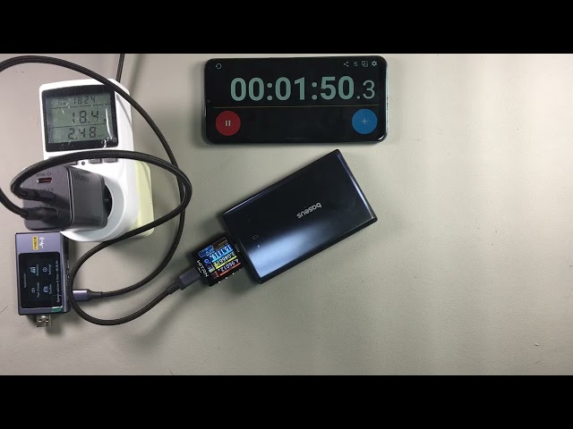 Baseus PowerBank PicoGo 10000mAh Tes Lama  Charging 5V 3A