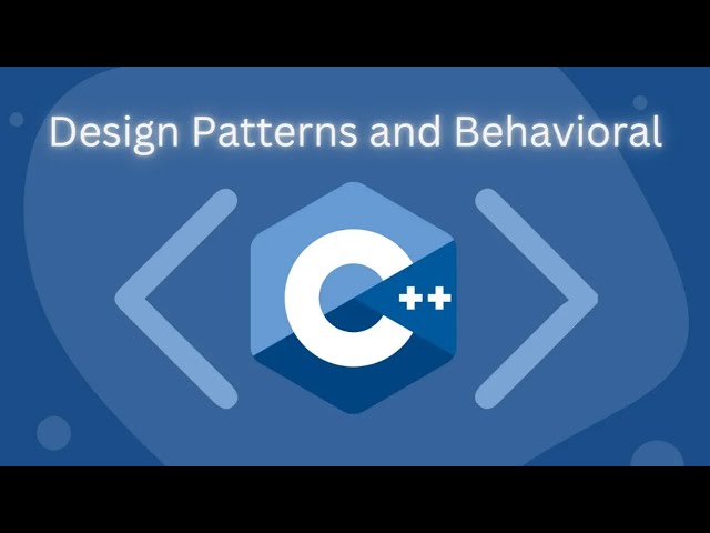 C++ Design Patterns and Behavioural | C++ Master Course