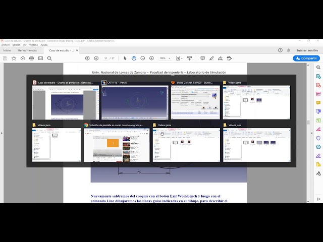 CATIA V5 - Diseño de una jarra (Generative shape design)
