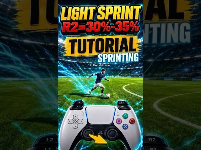 How to Sprint Faster eFootball 2027 PS5