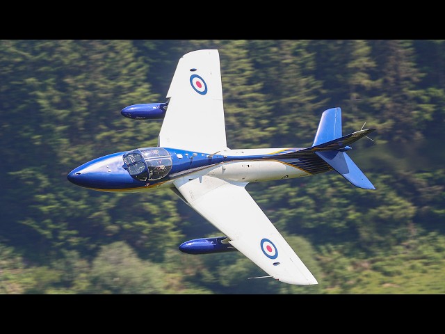 RARE JETS MAKE SPECTACULAR VISIT THE MACH LOOP - 4K