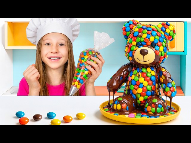 Nastya learns to cook and helps at home