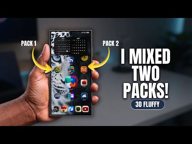 How to Get 3D Fluffy Icons on Samsung — Mix 2 Icon Packs With Good Lock! | Doitright_tech