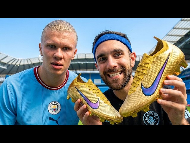 I Surprised Haaland With Custom Shoes