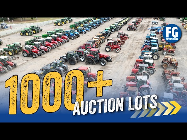 350 Tractors! Inside a Huge Machinery Auction