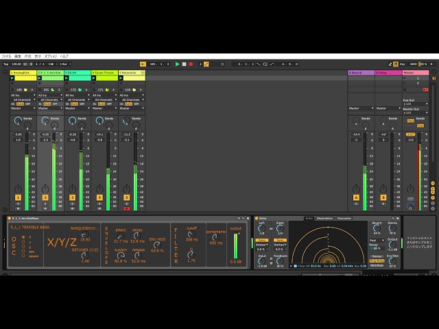 Ableton Live 10 Acid Techno Performance #29