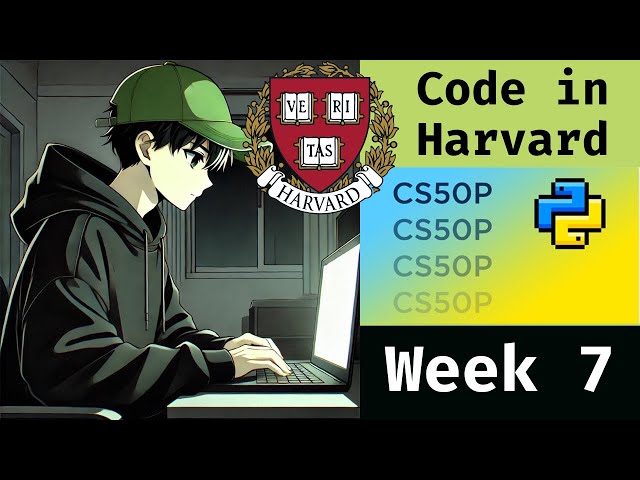 🔴 LIVE  CS50 Python | Log 75| Week 7  | Studying with Harvard for 1 Hour