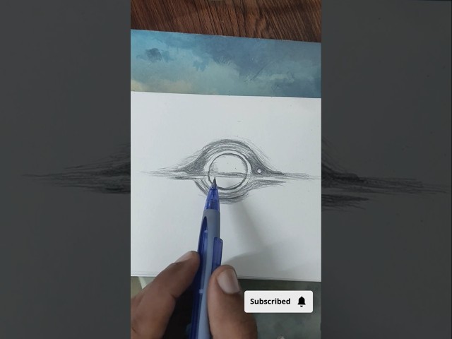 I Drew the Black Hole from Interstellar