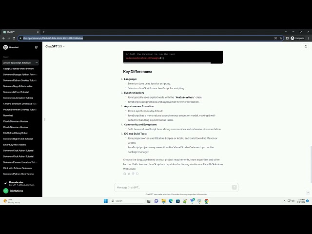 selenium java vs selenium javascript
