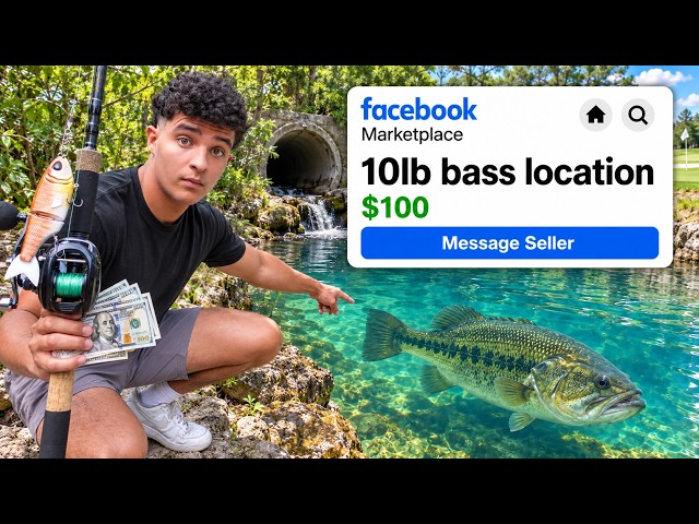 I Bought a Secret 10lb Bass Fishing Spot on Facebook Marketplace