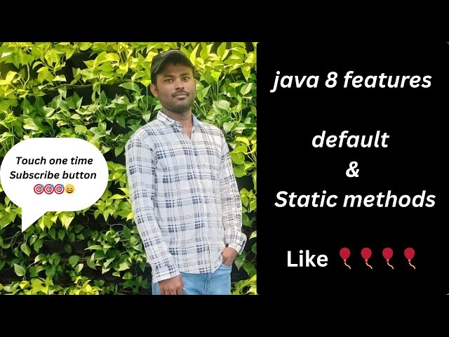 default & Static methods  from java 8 version practically