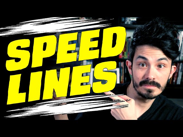 How to Draw Comic Action Scene - How and When to Use Speed Lines