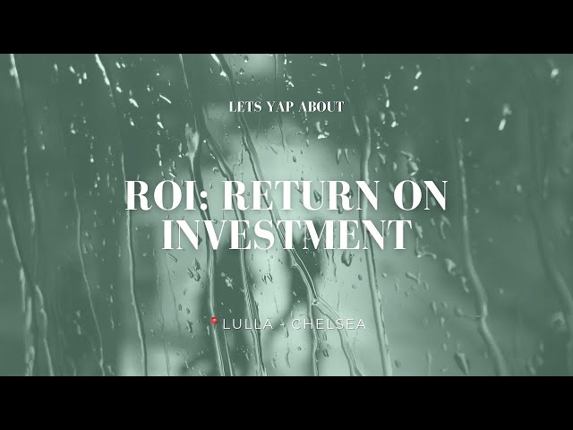 ROI: return on investment 