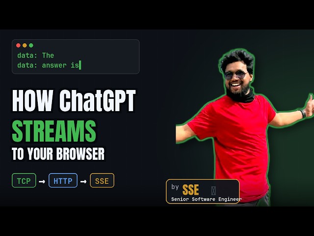 TCP, HTTP & SSE Explained — Build a Server From Scratch in Python