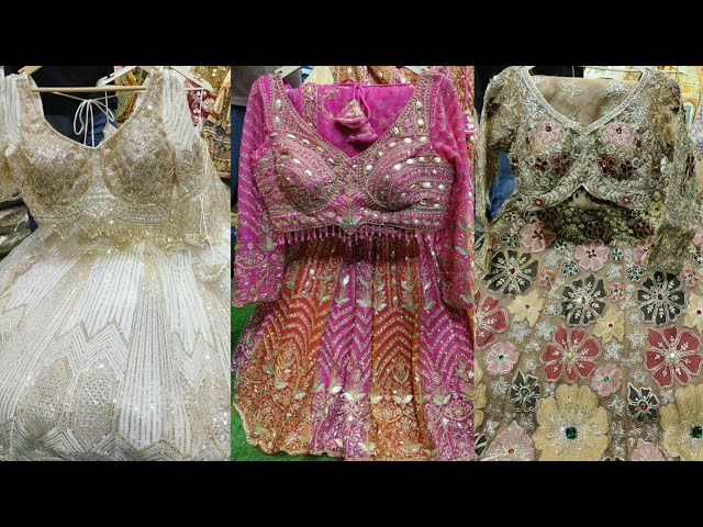 Anil Cloth💖795₹😍😱"WHOLESALE RATE" से भी सस्ता🥰। Latest Crop Top Lehenga, Saree, Indo Fusion Wear