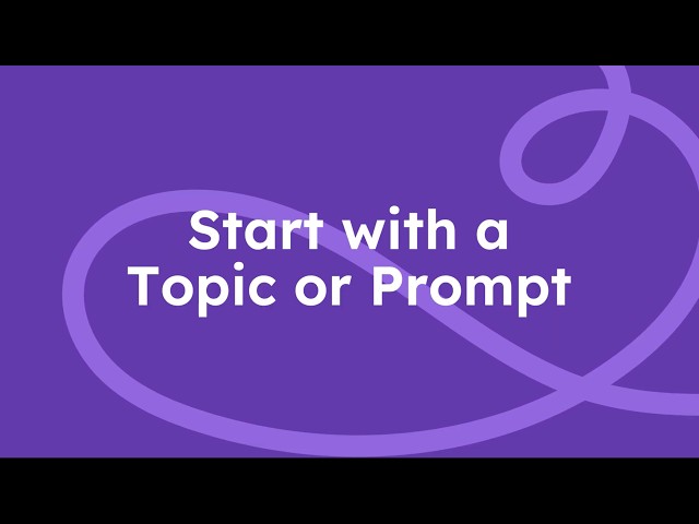 Save Hours Planning Lessons with Seesaw AI's Topic/Prompt Generator