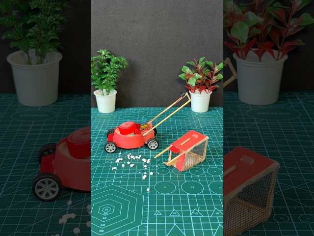 ✅Electric Miniature Lawn Mower #tech #miniature #shorts #machine