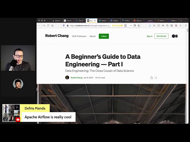 The Data Engineering Landscape in 2021 - Talk Python to Me Ep.302