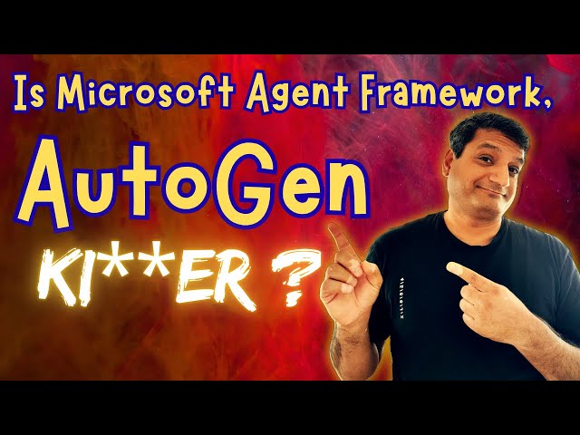 Is it better than AutoGen & Semantic Kernel ? Microsoft Agent Framework | Code Demo.