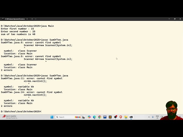 Taking Input in Java Explained | Scanner Class, Methods, Import & Buffer Issue in Java