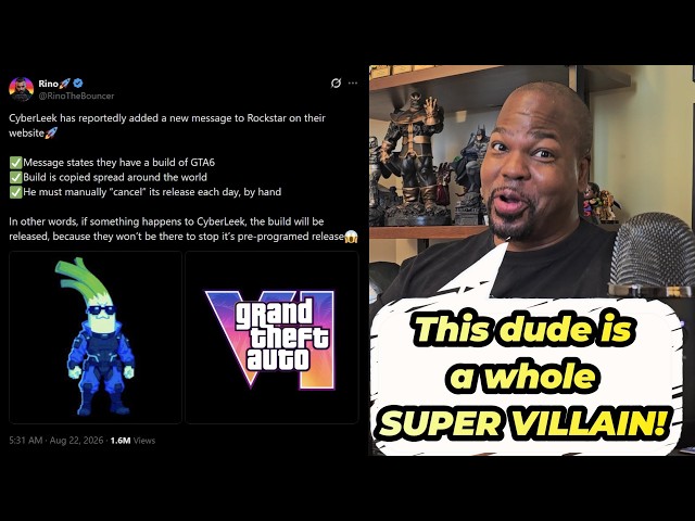 CyberLeek has Threatened to Release the ENTIRE GTA 6 Game if he gets Caught!