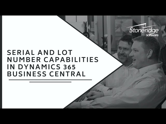 Serial and Lot Number Capabilities in Dynamics 365 Business Central