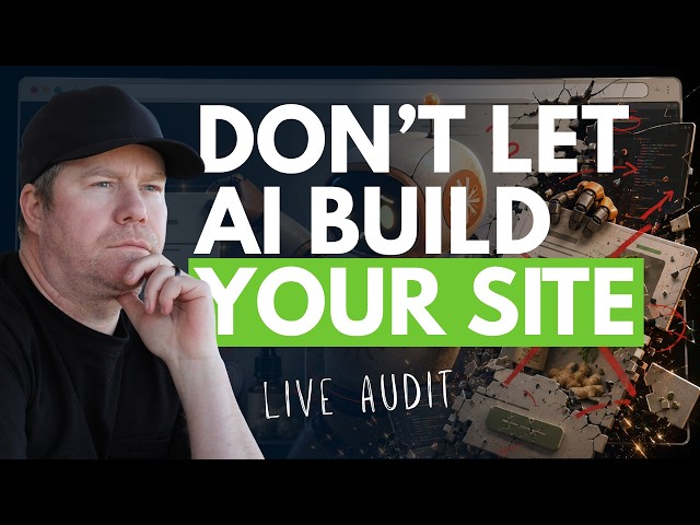 We Audited a Website Built With AI | Live Shopify Audit.