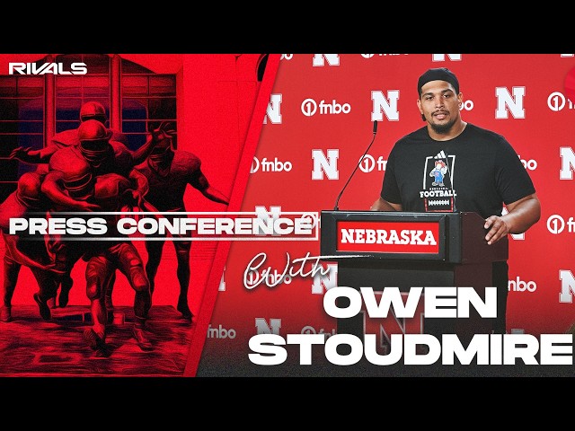 Nebraska Football: Owen Stoudmire North Dakota game week press conference (Sept. 15, 2026)