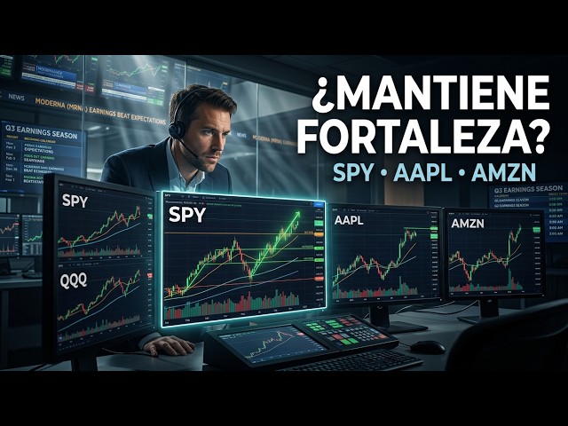 🔴 MERCADO EN VIVO | Wall Street Reacciona a AAPL y AMZN 📈 | Opciones Financieras