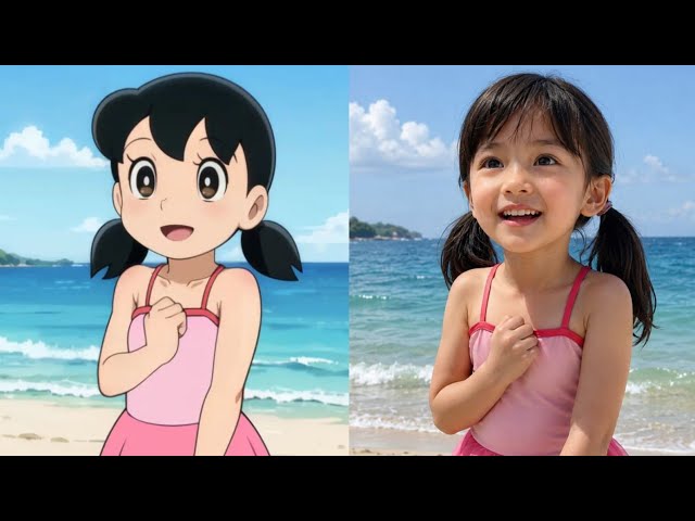 Doraemon Cartoon Characters In Real Life