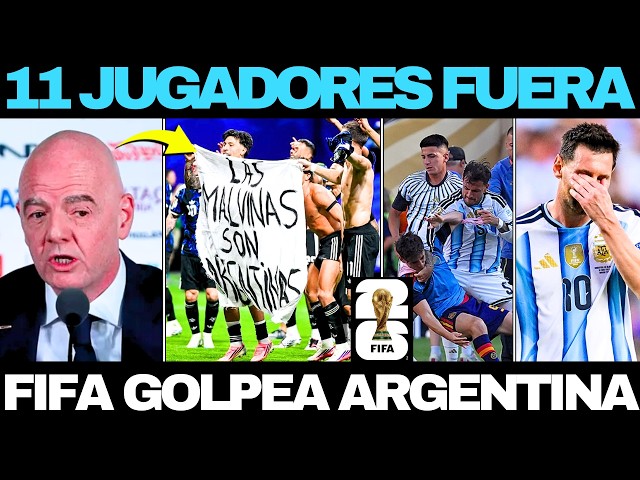 🚨5 MINUTES AGO: FIFA EXPELS 11 ARGENTINES and PUNISHES Argentina with a HISTORIC decision