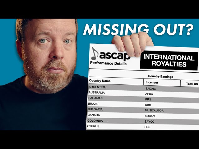 How International Performance Royalties are a HUGE part of my media composer income
